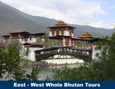 East - West Whole Bhutan Tours